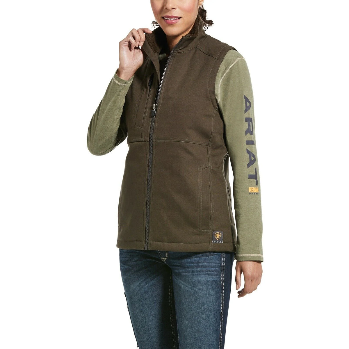 Ariat Women's Rebar DuraCanvas Insulated Vest - Wren - Irvine Tack & Western Wear