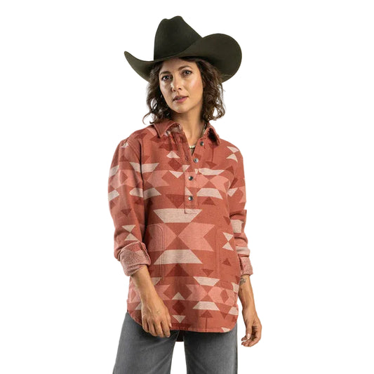 Sendero Women's Arizona Pullover Blouse - Red - Irvine Tack & Western Wear