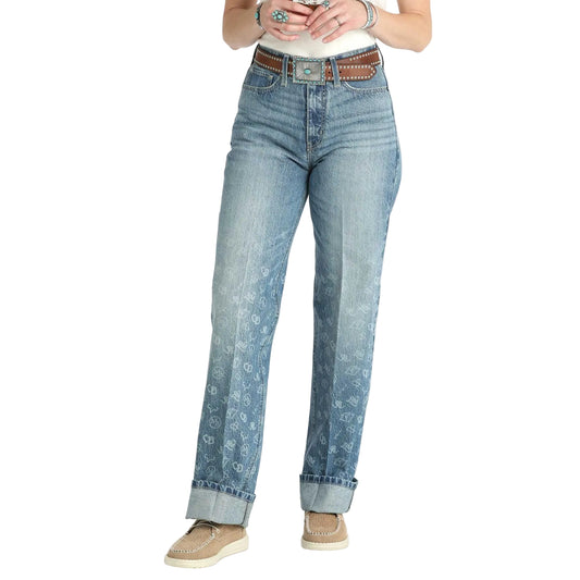 Cinch Women's Casey Medium Stone Jeans - Indigo - Irvine Tack & Western Wear