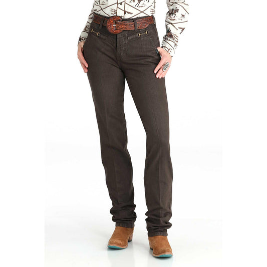 Cruel Girl Women's Quinn Tapered Jeans - Brown