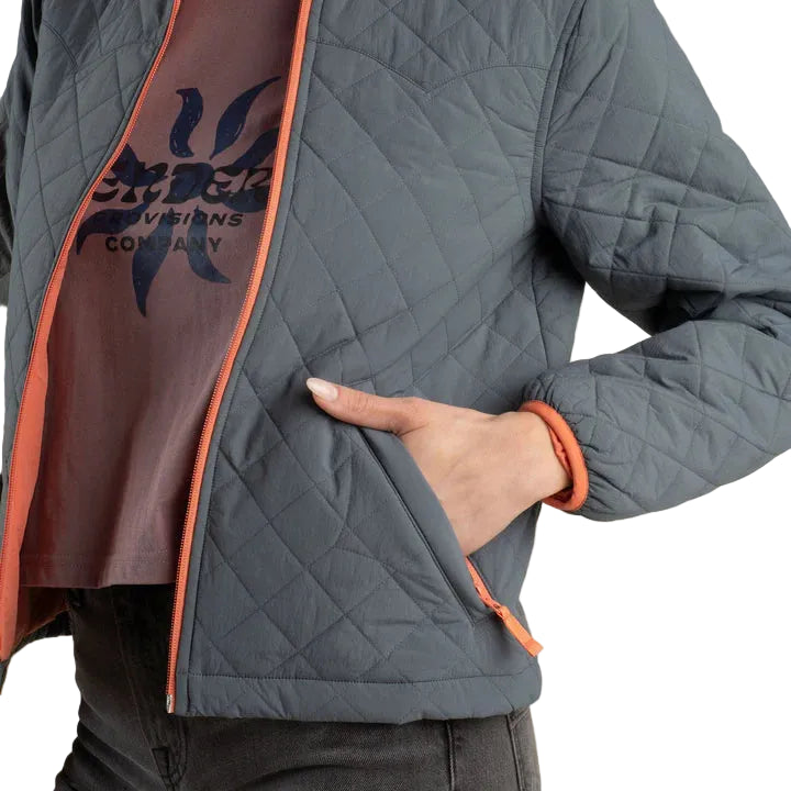 Sendero Women's Cloudcroft Puffer Jacket - Stormy Weather - Irvine Tack & Western Wear