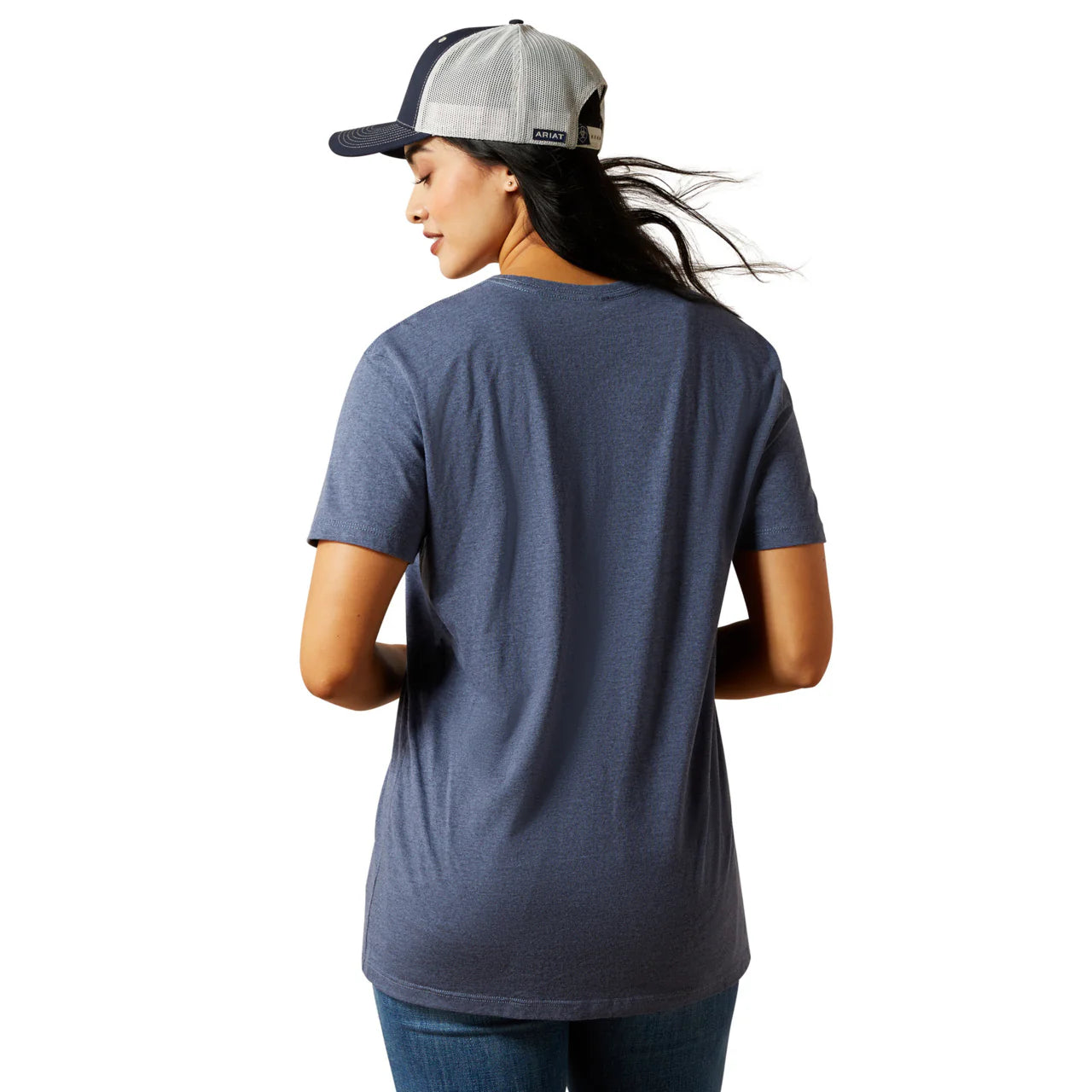 Ariat Women's Desert Night Short Sleeve Tee Shirt - Chambray Blue