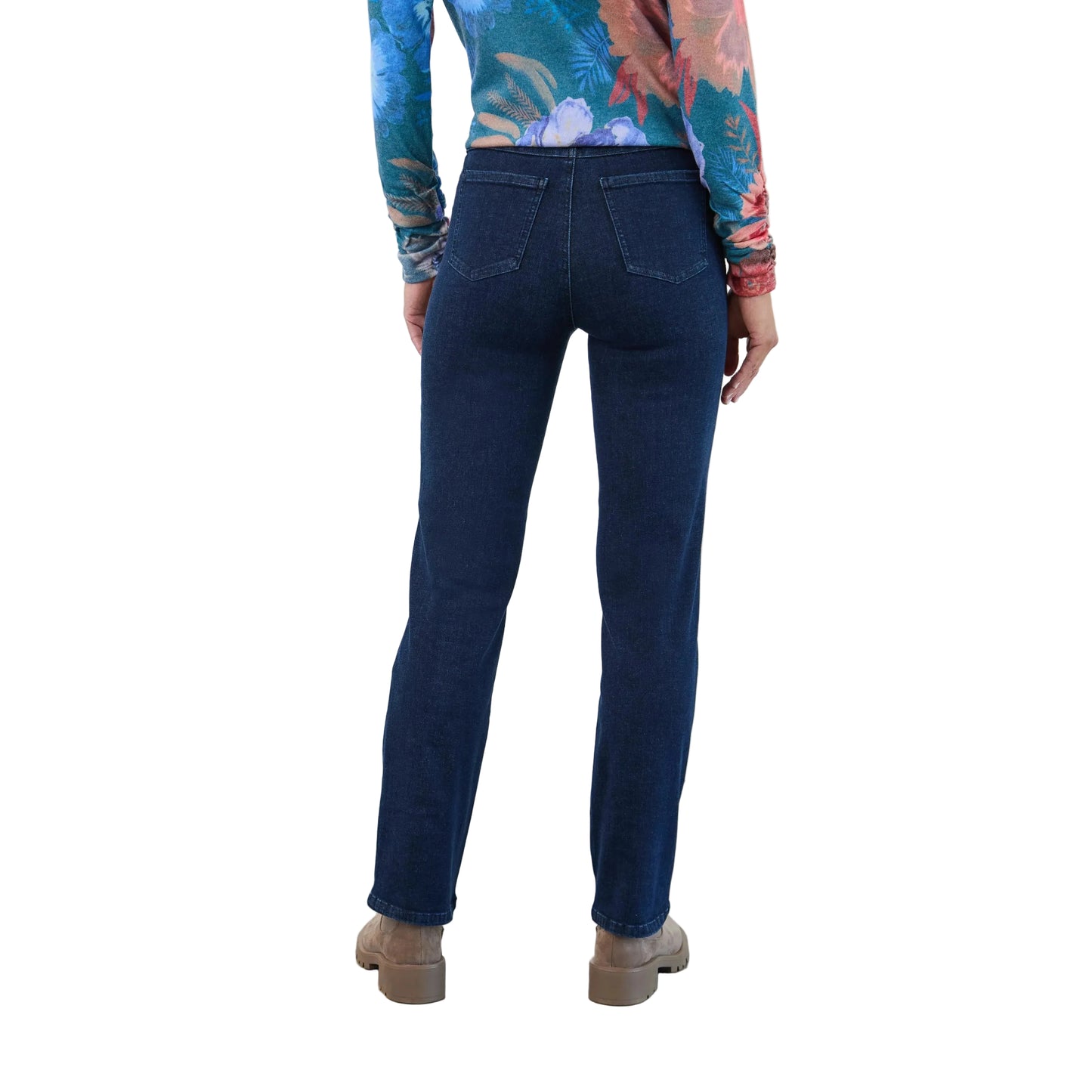 FDJ Women's Beyond Denim Olivia Straight Leg Jean - Dark Rinse - Irvine Tack & Western Wear