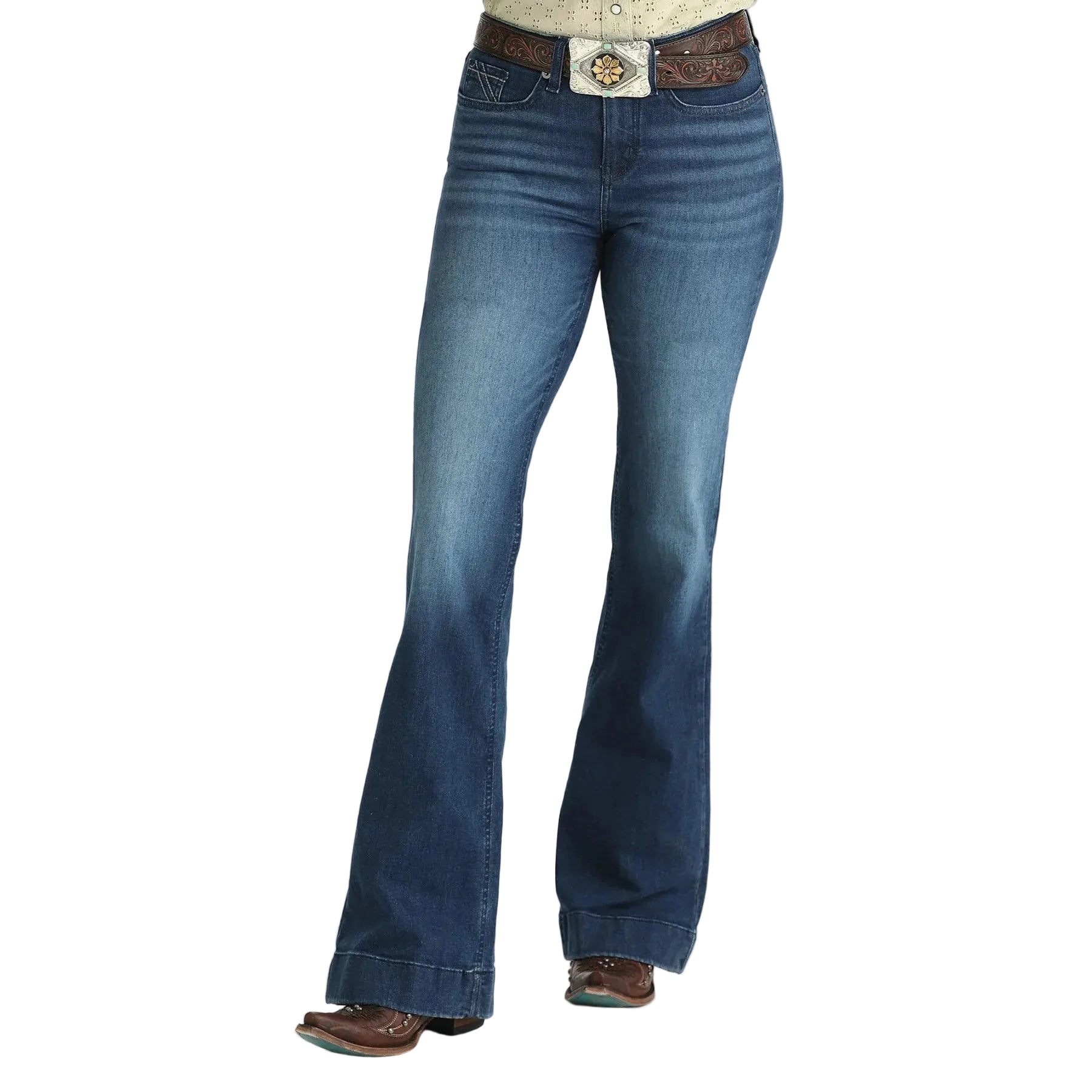 Cruel Women's Mila Dark Stone Jeans - Indigo - Irvine Tack & Western Wear
