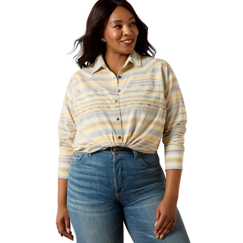 Ariat Women's Billie Jean Long Sleeve Shirt - Sunrise Serape - Irvine Tack & Western Wear