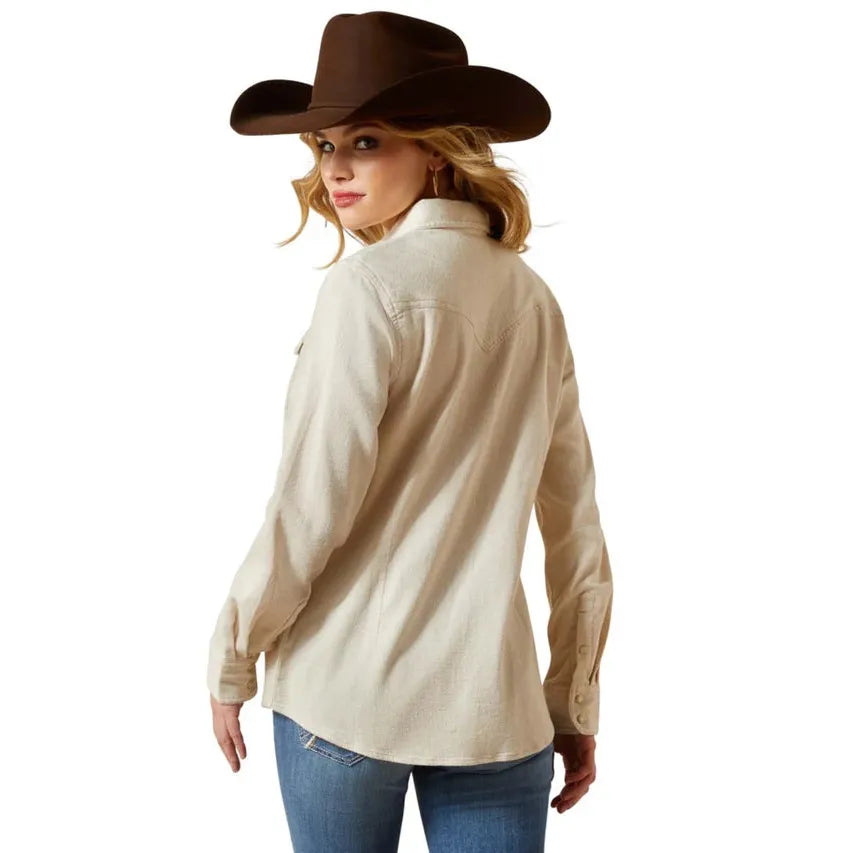 Ariat Women's Papyrus Long Sleeve Western Shirt - Papyrus