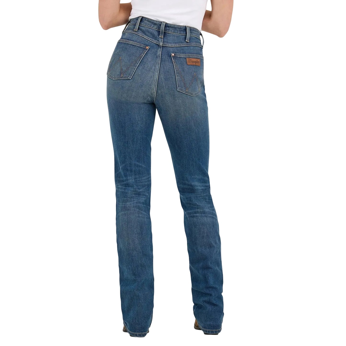 Wrangler Women's High Rise Skylar Relaxed Bootcut Wrangler Riding Jean - Lena - Irvine Tack & Western Wear