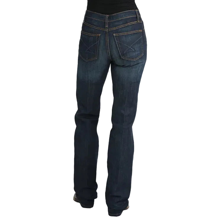 Cinch Women's Jenna Slim Fit Jeans - Dark Stone - Irvine Tack & Western Wear