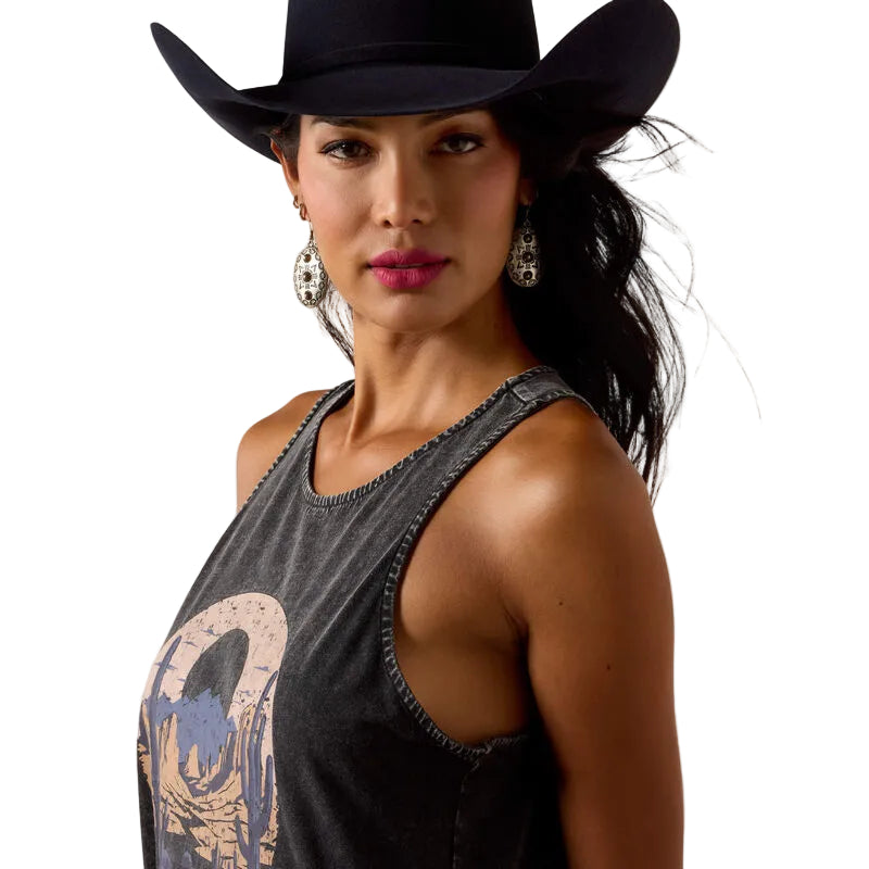 Ariat Women's Desert Mirage Dress - Black Mineral Wash