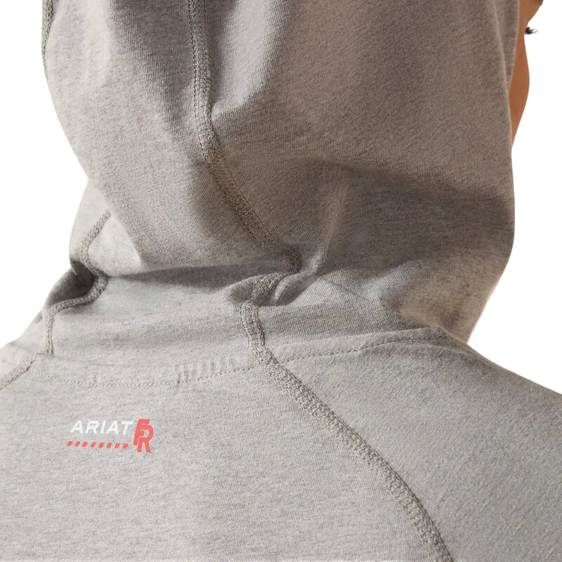 Ariat Women's FR Air Hooded Long Sleeve Top - Silver Fox Heather