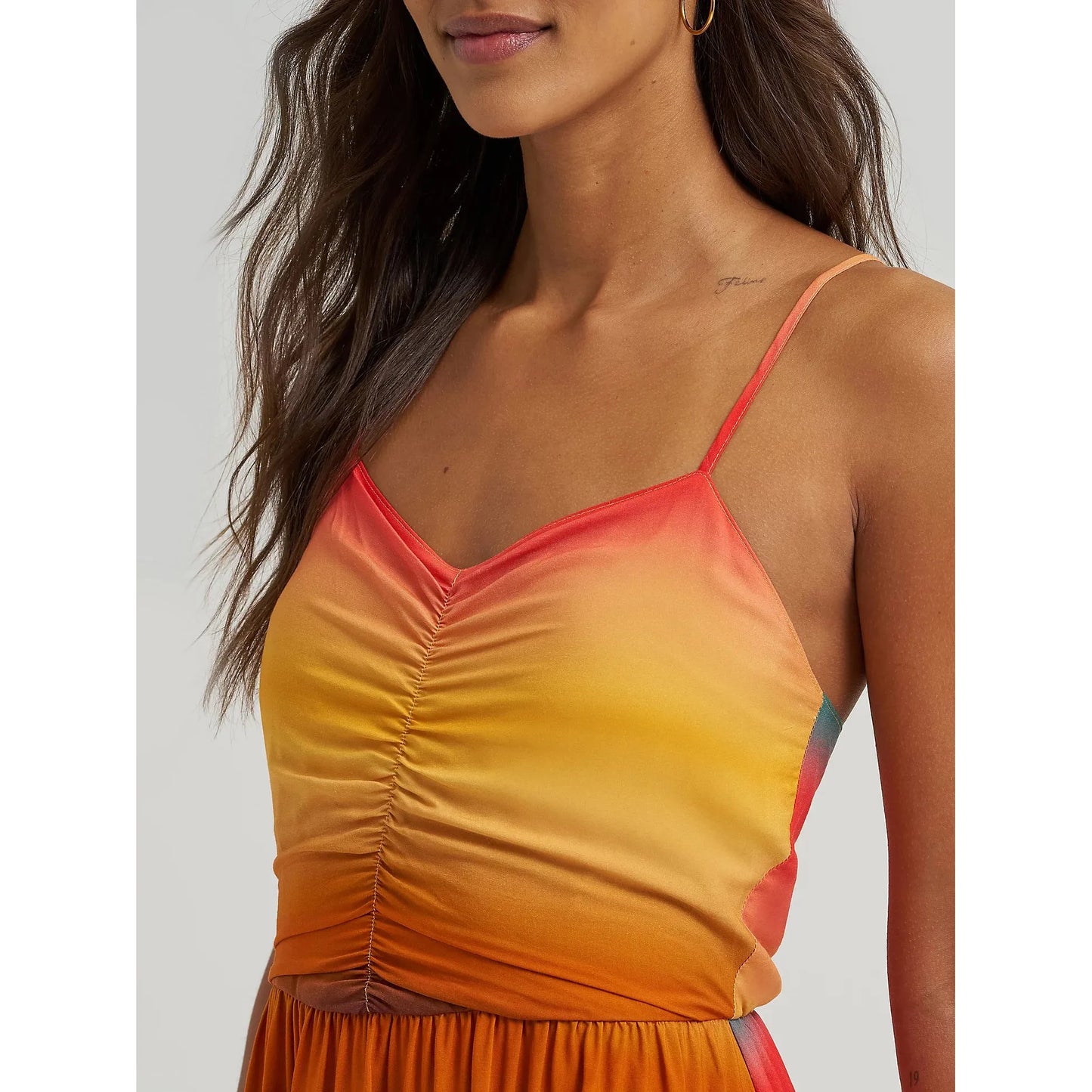 Wrangler Women's Retro Sunny Strappy Maxi Dress - Yellow