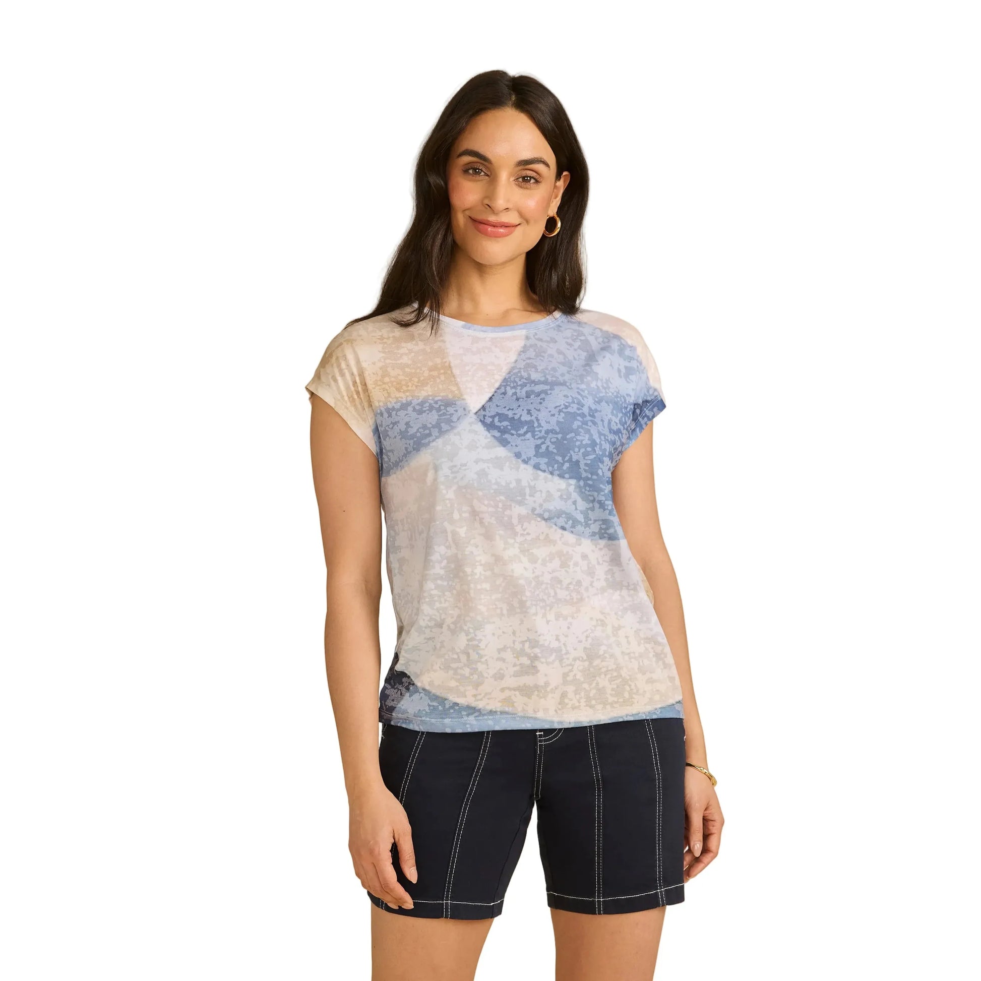 FDJ Women's Short Sleeve Round Neck Top - Kona - Irvine Tack & Western Wear