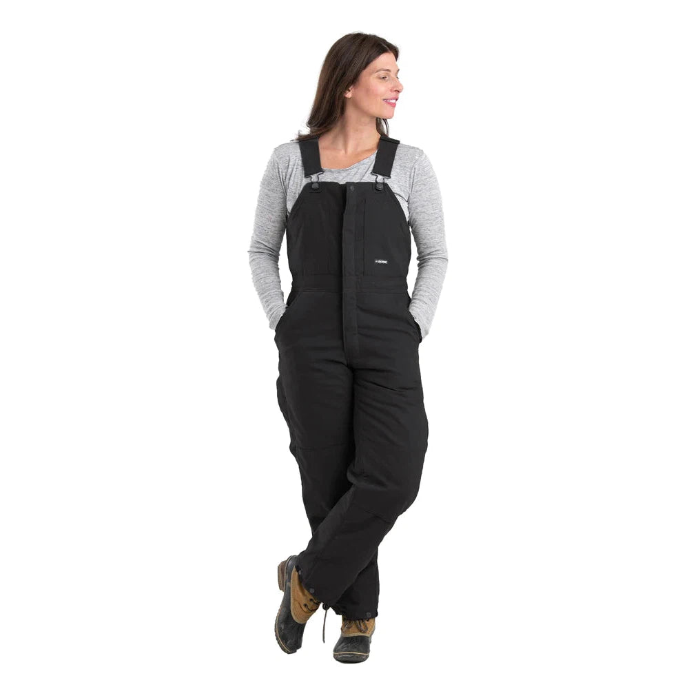 Berne Women's Softstone Duck Insulated Bib Overalls - Assorted Colours