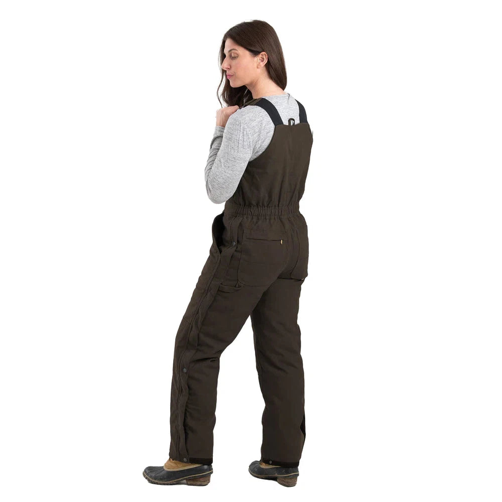Berne Women's Softstone Duck Insulated Bib Overalls - Assorted Colours