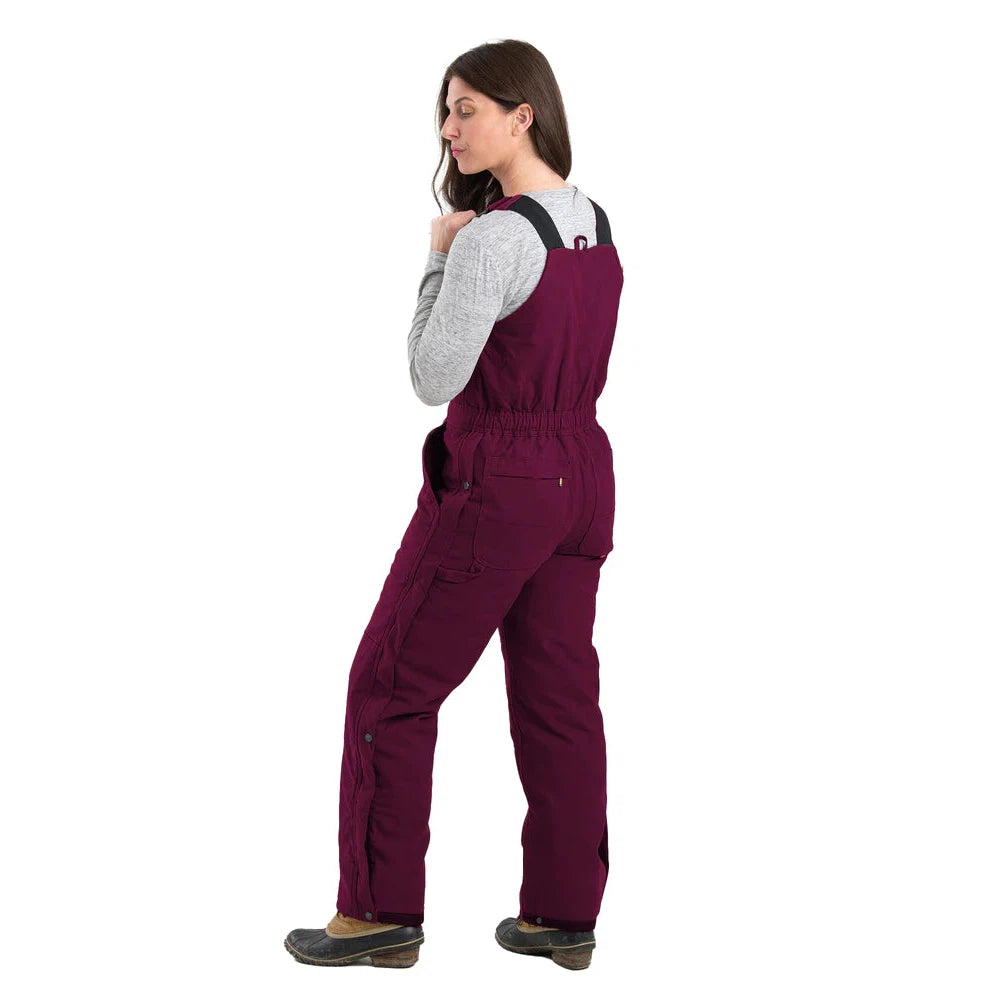 Berne Women's Softstone Duck Insulated Bib Overalls - Assorted Colours