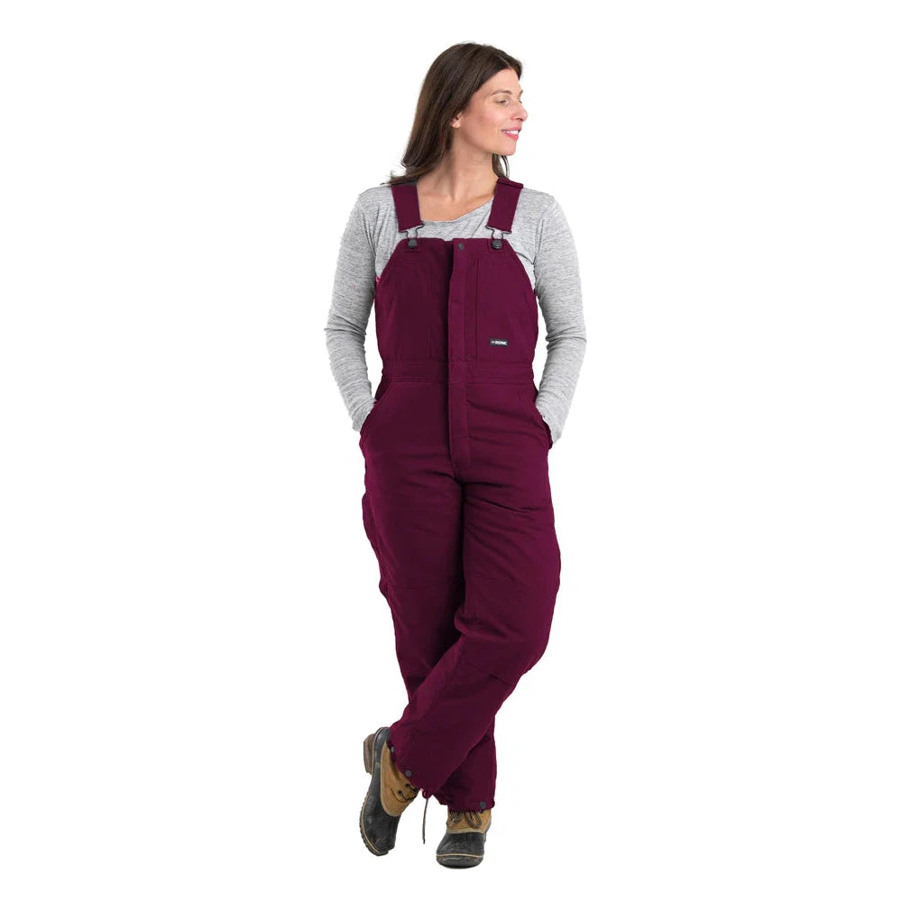 Berne Women's Softstone Duck Insulated Bib Overalls - Assorted Colours