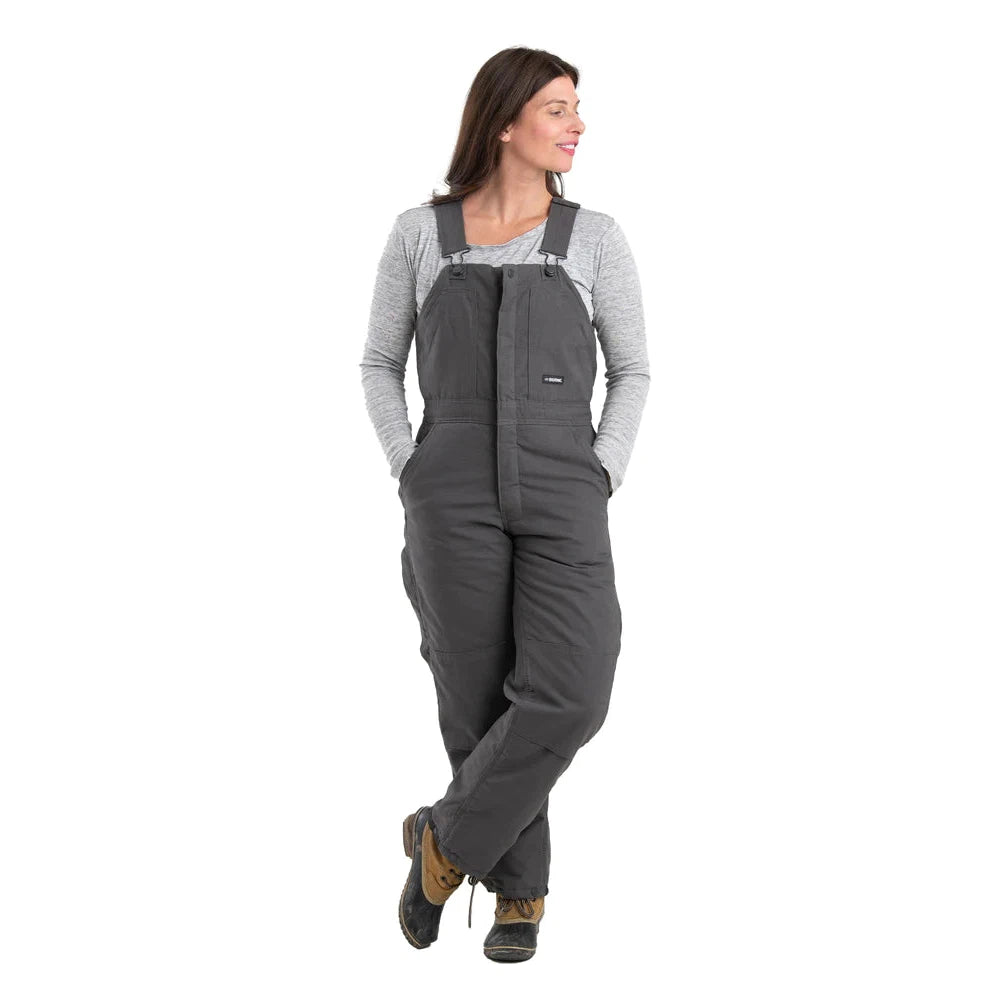 Berne Women's Softstone Duck Insulated Bib Overalls - Assorted Colours