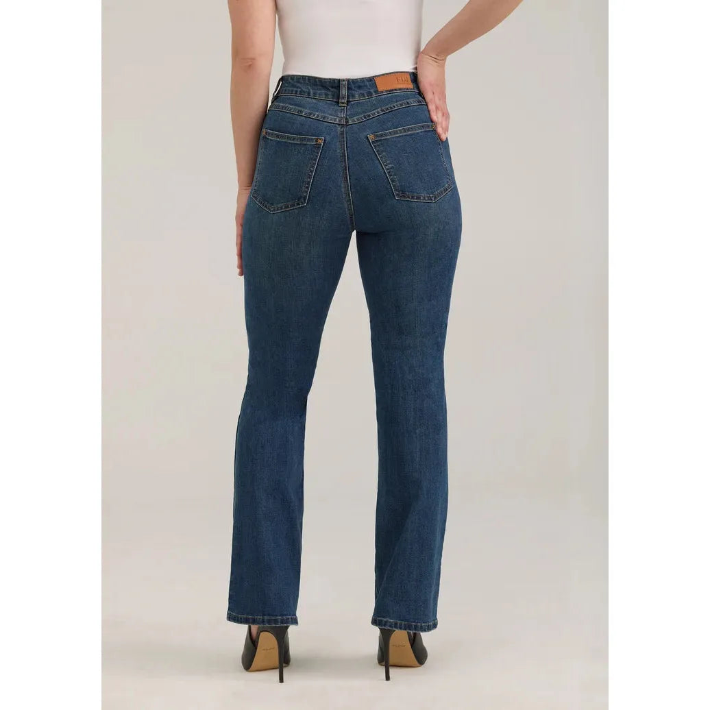 FDJ Women's Christina Boot Leg Jeans - Dark Wash