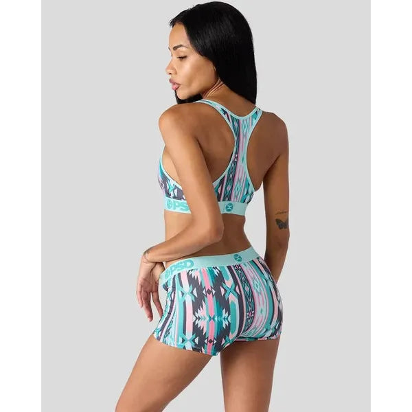 PSD Underwear Women's Hooey West Rim Sports Bra - Multicolour
