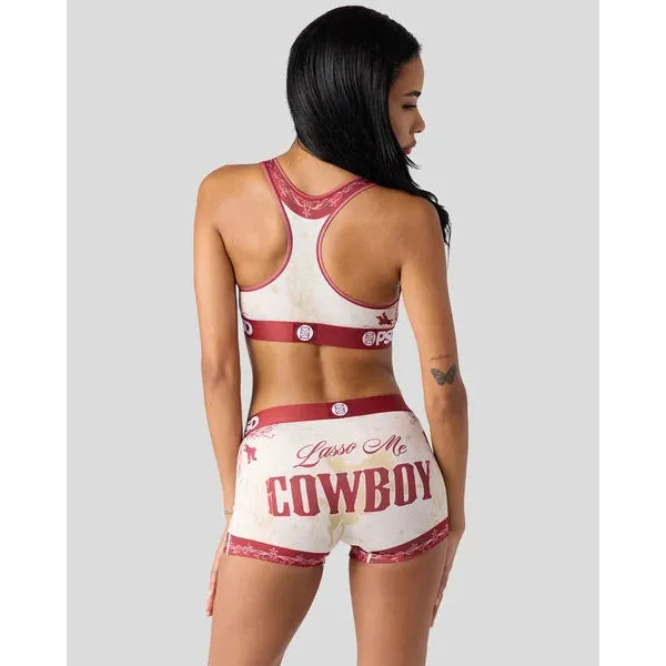 PSD Underwear Women's Lasso Me Underwear - Red/Cream