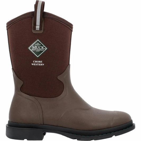 Muck Boots Women's Chore Western Mid - Dark Brown