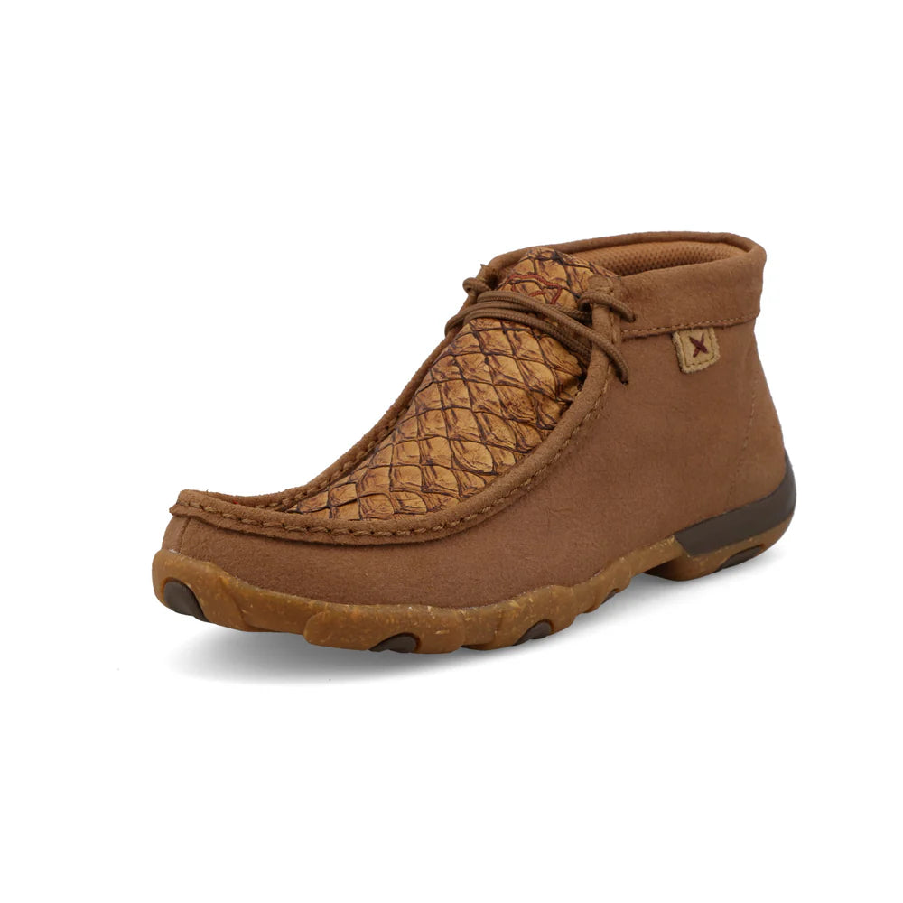 Twisted X Ladies Chukka Driving Moc D Toe - Tan