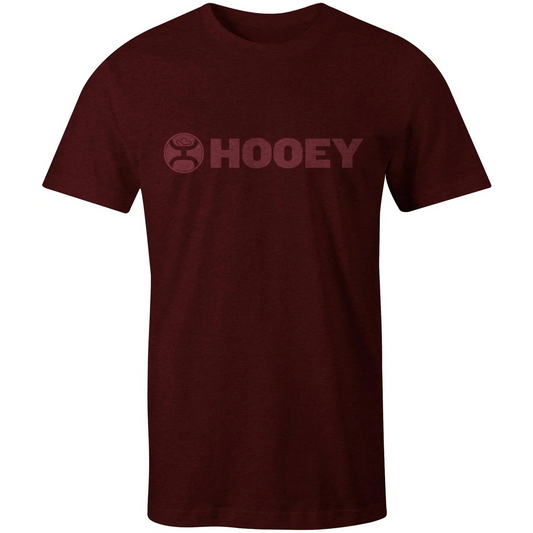 Lock UP Youth Hooey Crew Neck SS T-Shirt - Cranberry