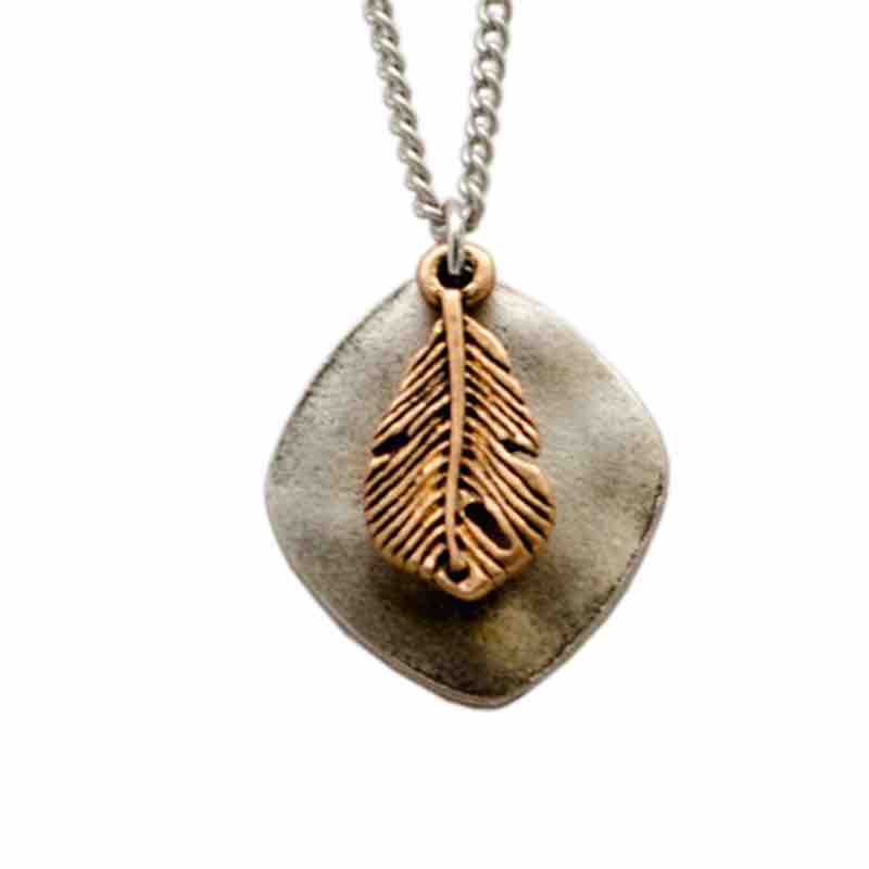 KC Necklace Feather