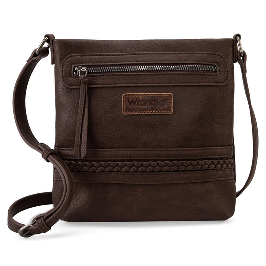 Wrangler Braided Concealed Carry Crossbody Bag - Multiple Colours