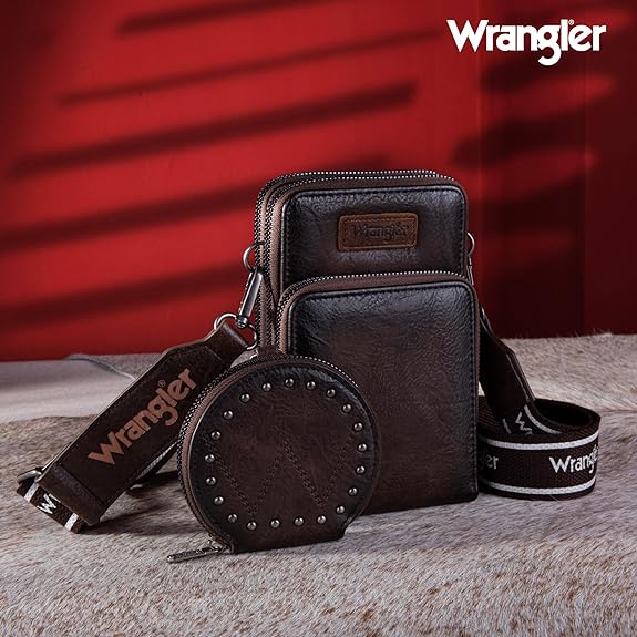 Amazon.com: Wrangler Wallet for Women Bifold Card Holder with Zipper Pocket  Ladies Clutch Purse with ID Window : Clothing, Shoes & Jewelry