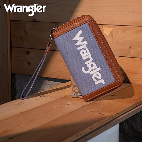 Wrangler Wrangler Logo Wallet/Wristlet- Multiple Colours - Irvine Tack &amp; Western Wear