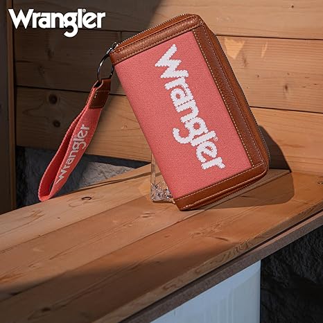 Wrangler Wrangler Logo Wallet/Wristlet- Multiple Colours - Irvine Tack & Western Wear