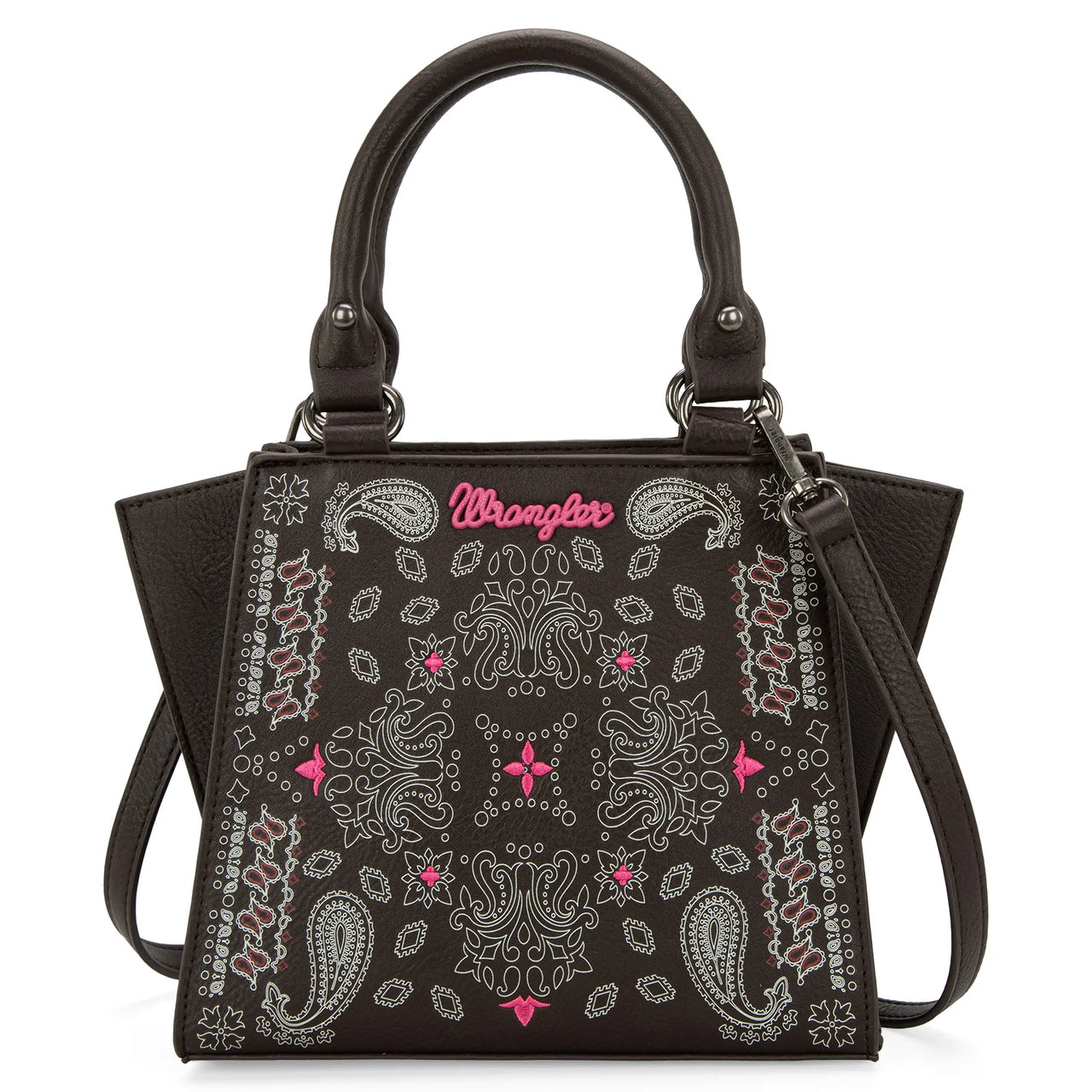 Wrangler Paisley Mini Crossbody Satchel - Multiple Colours