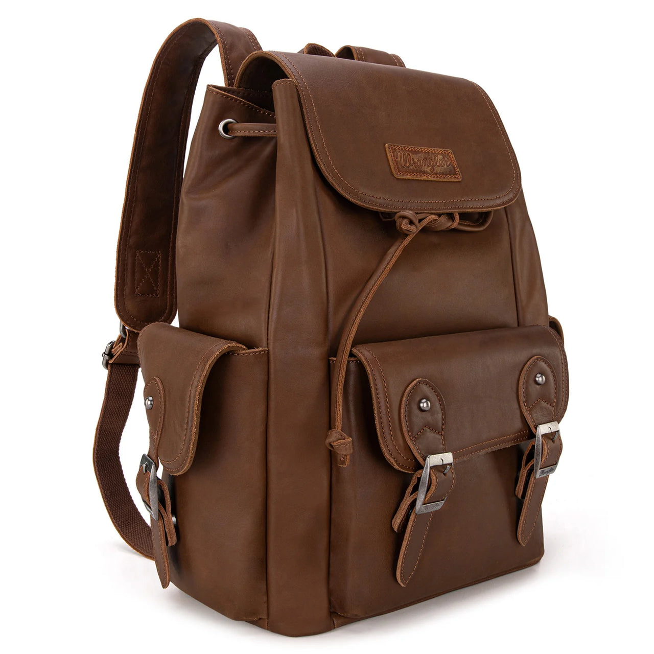 Wrangler 100% Leather Backpack