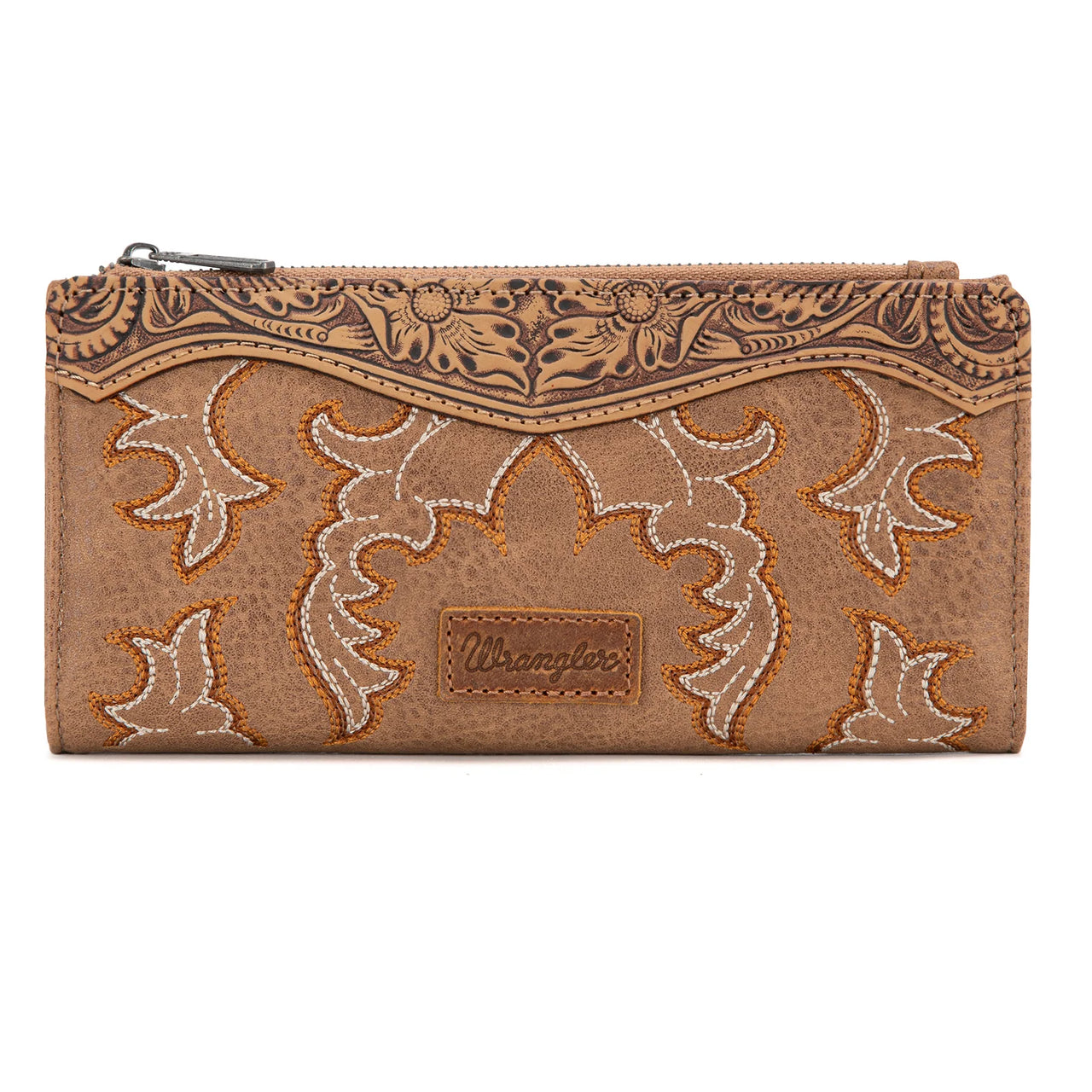Wrangler Embroidered Bifold Wallet- Multiple Colours