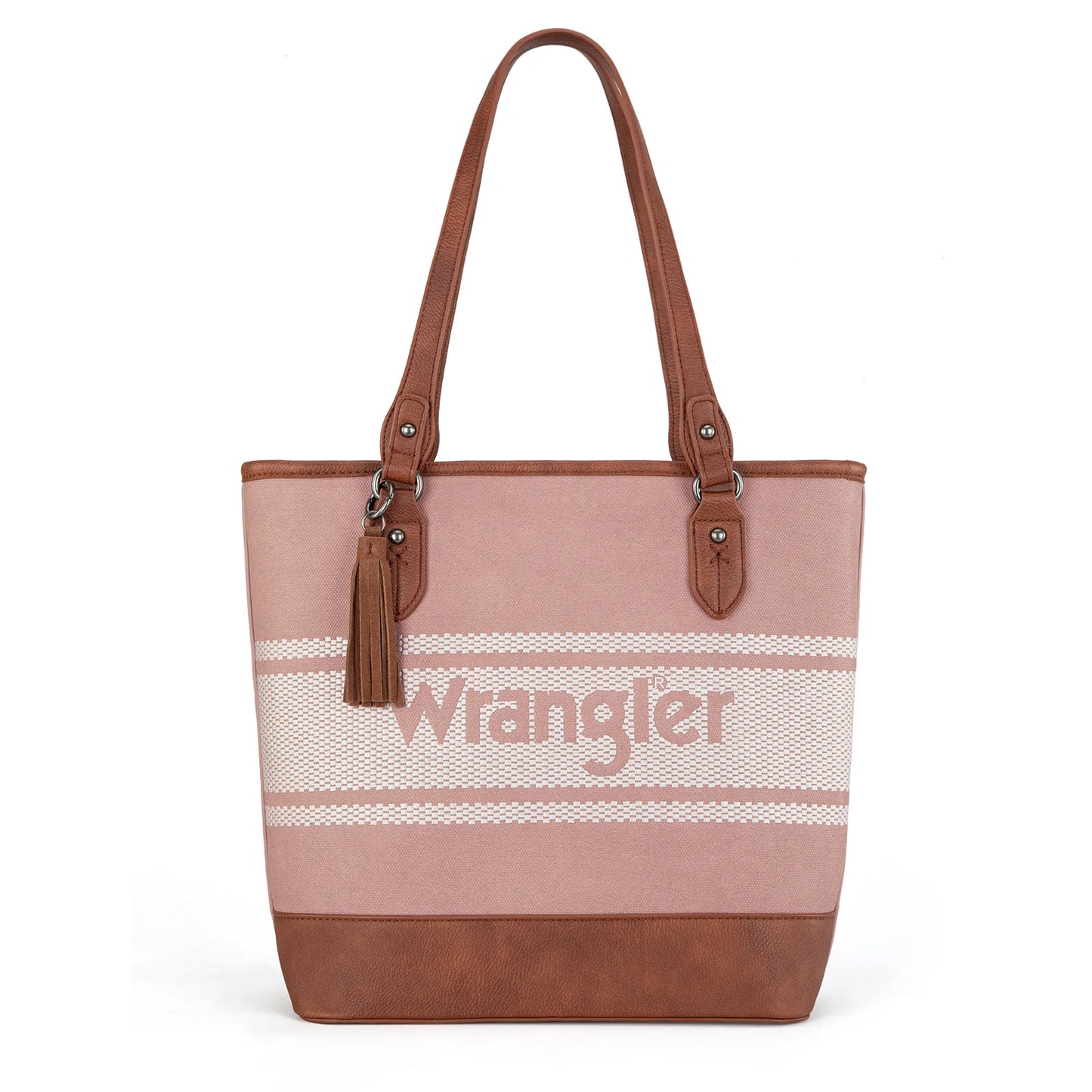 Wrangler Logo Waxed Canvas Tote- Multiple Colors