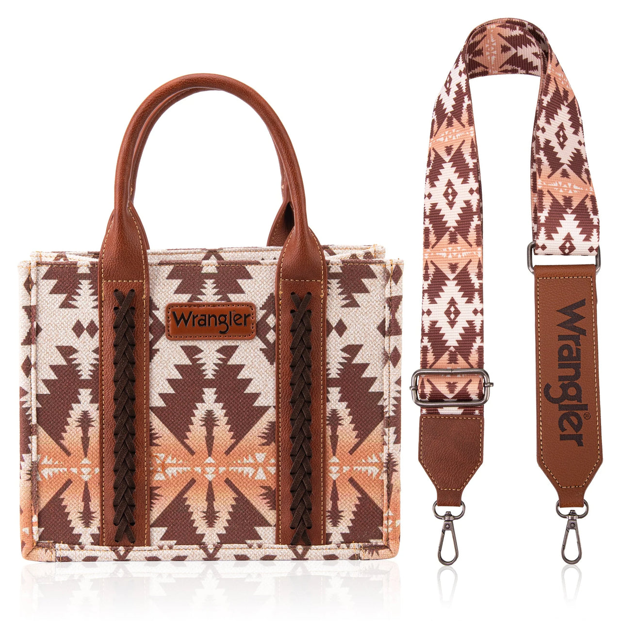 Wrangler Southwestern Print Small Canvas Purse