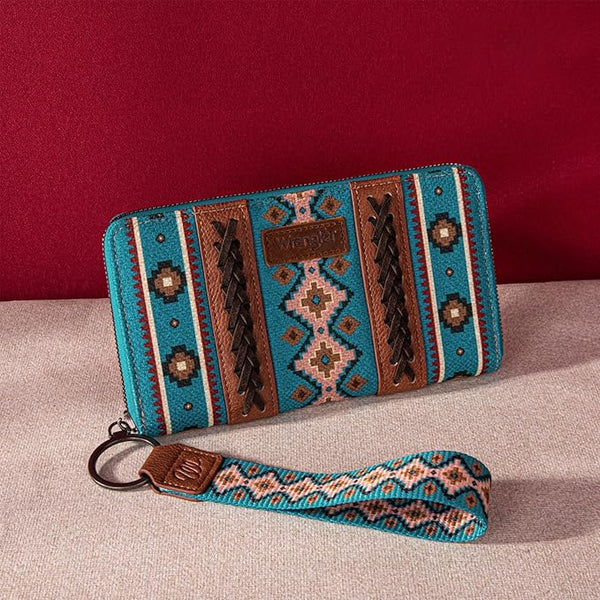 Wrangler Southwestern Art Print Wallet-