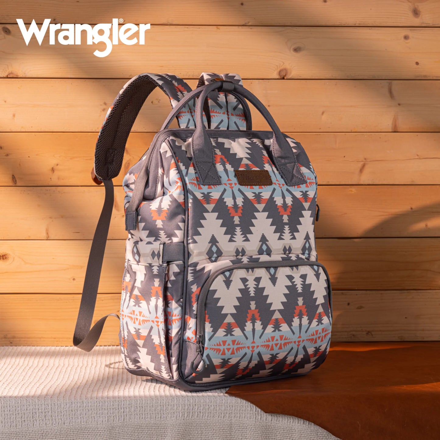 Wrangler Aztec Printed Callie Backpack-Multiple Colors