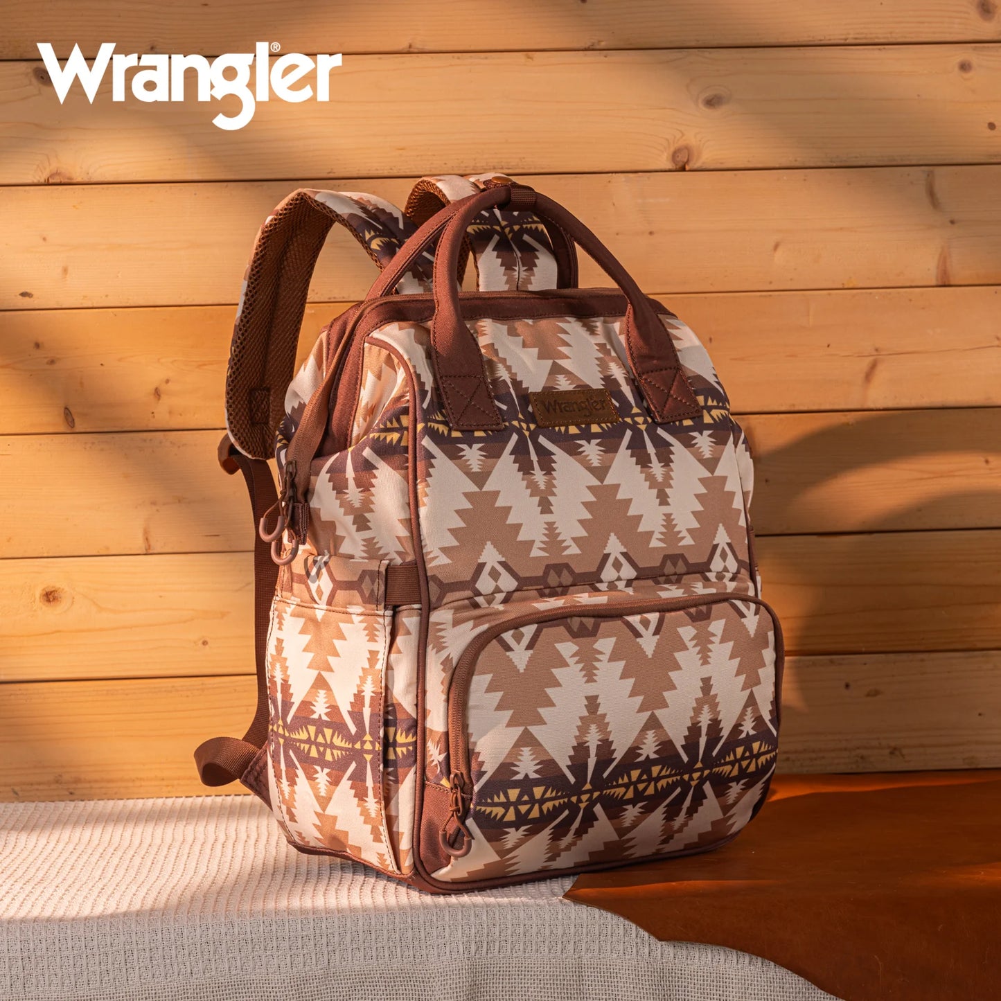Wrangler Aztec Printed Callie Backpack-Multiple Colors