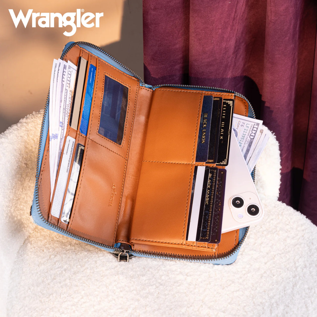 Wrangler Southwestern Print Wallet-