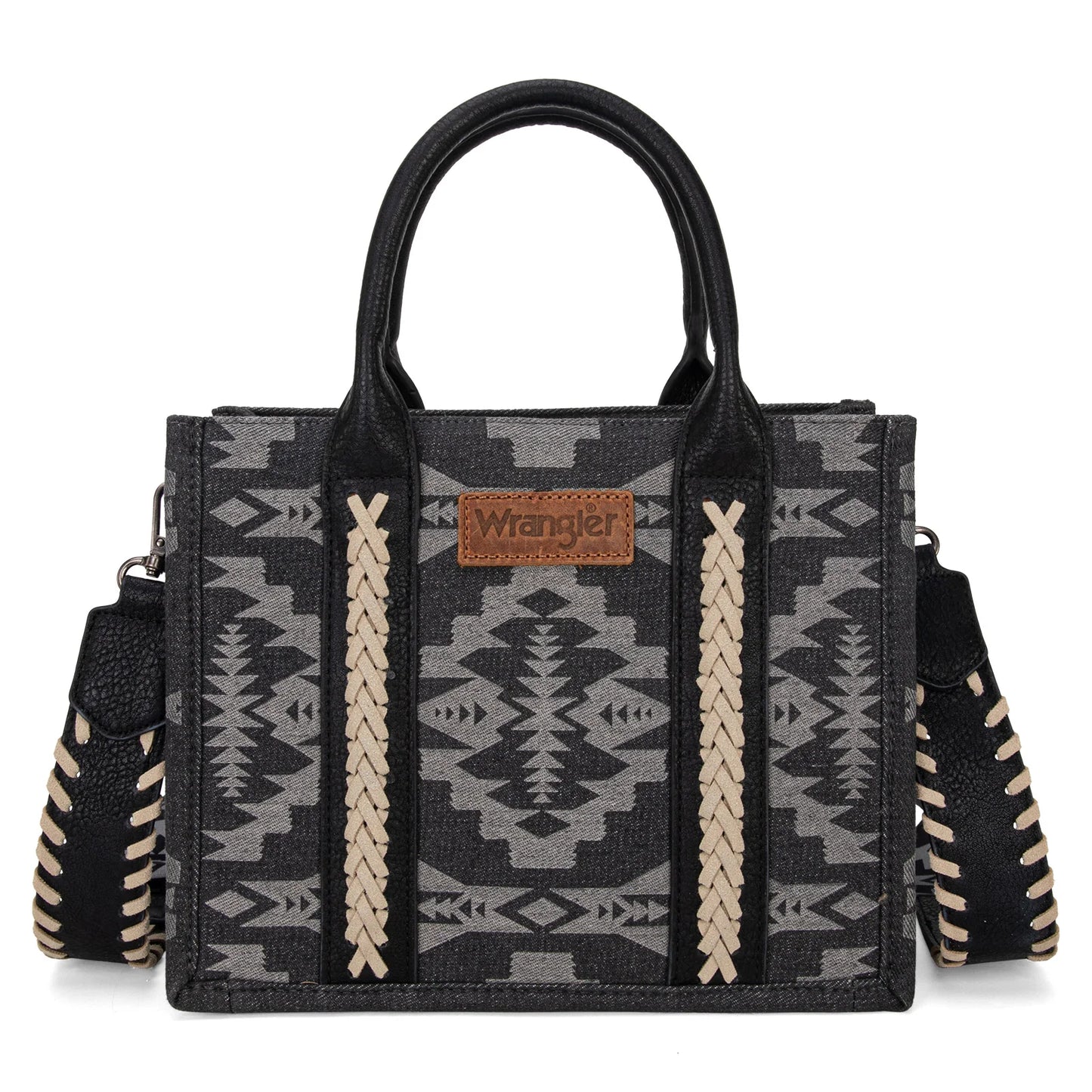 Wrangler Southwest Print Small Canvas Tote/Crossbody
