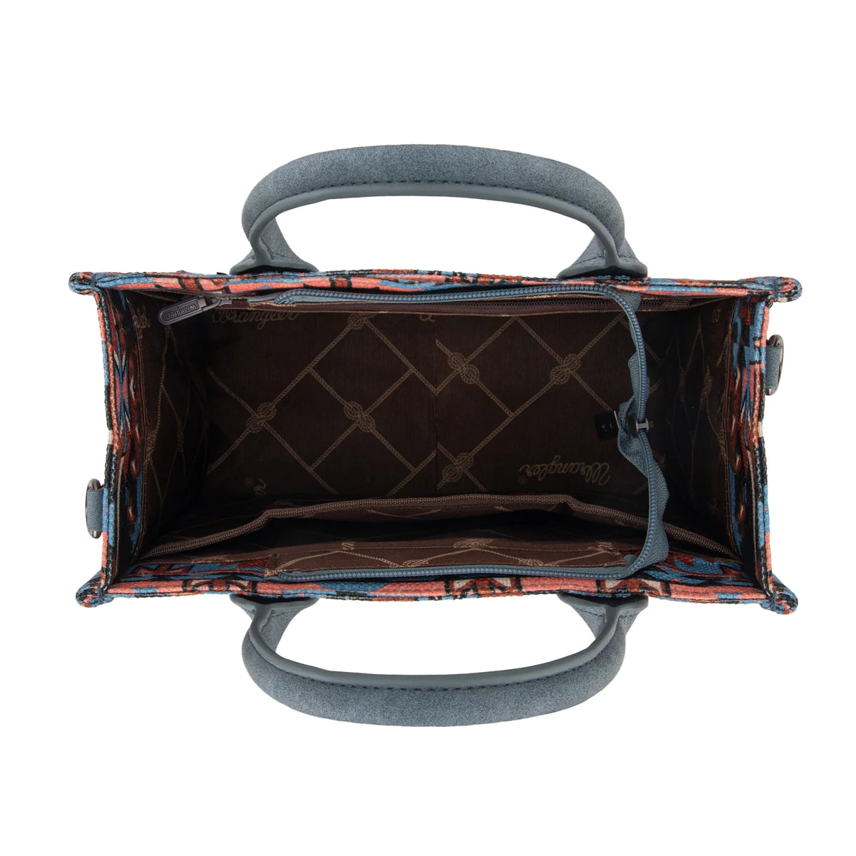Wrangler Southwest Pattern Dual Sided Print Tote/Crossbody - Irvine Tack & Western Wear