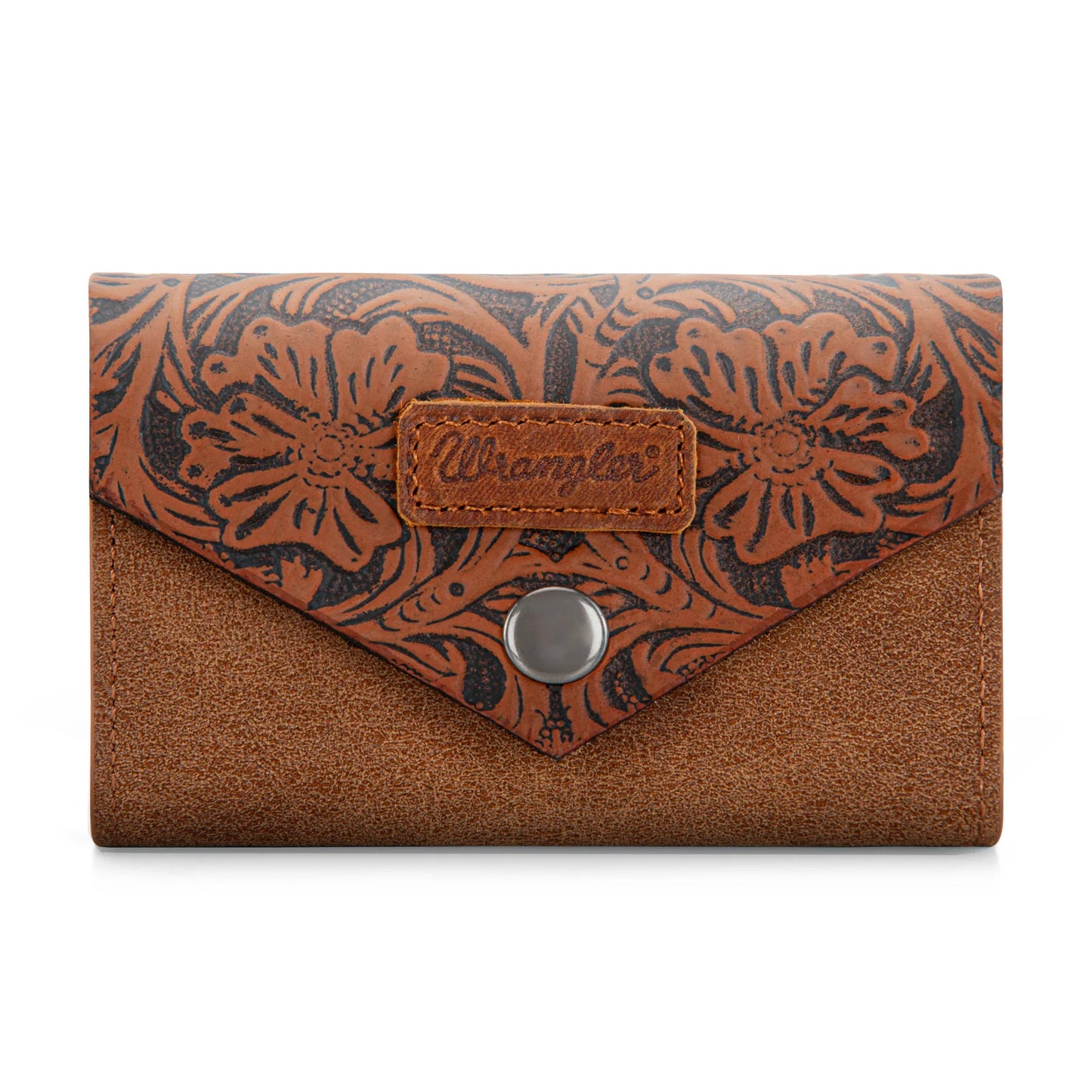 Wrangler Floral Tooled Card Holder- Multiple Colours - Irvine Tack & Western Wear