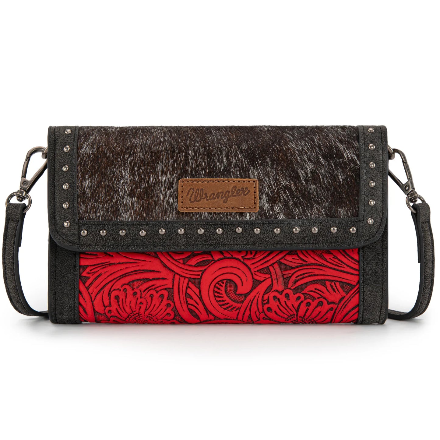Wrangler Wrangler Genuine Cowhide Wallet Wristlet Crossbody Bag- Multiple Colours - Irvine Tack & Western Wear