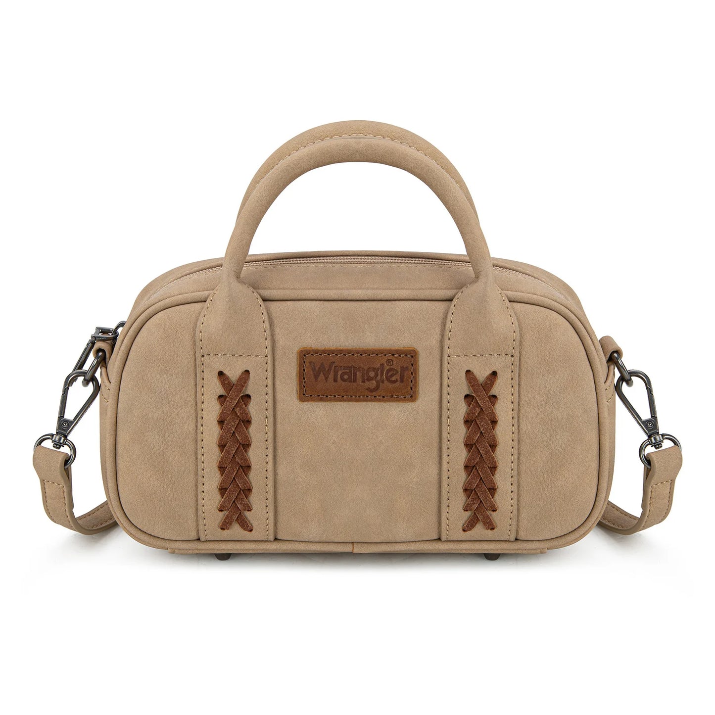 Wrangler Whipstitch Mini Satchel Crossbody Bag- Multiple Colours