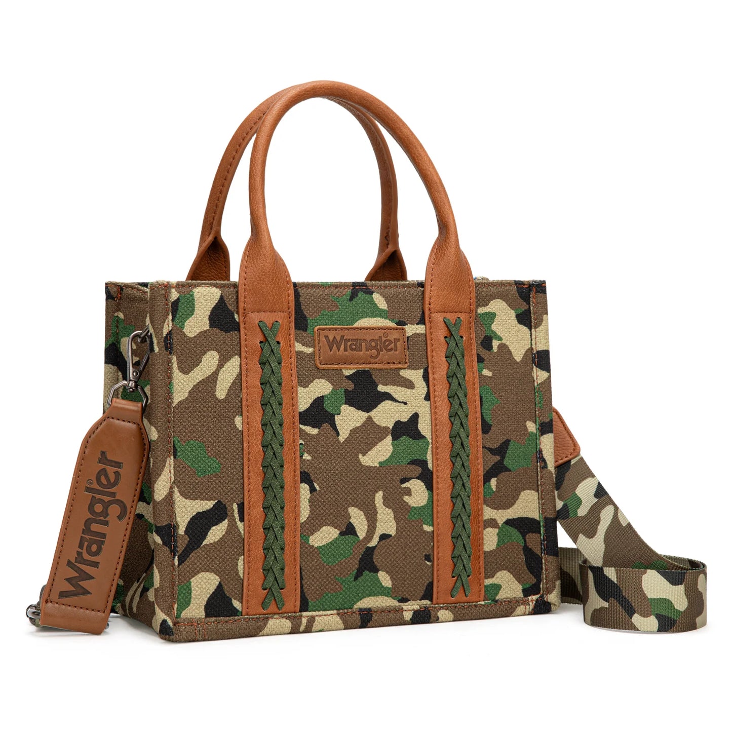 Wrangler Camo Print Conceal Carry Tote/Crossbody- Multiple Colours