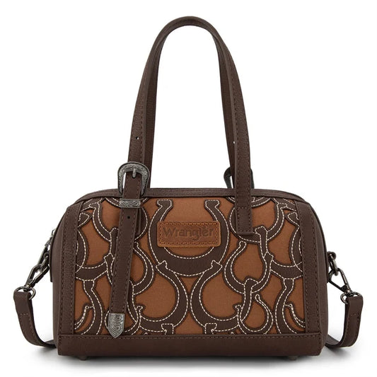 Wrangler Horseshoe Cutout Mini Boston Crossbody Bag- Multiple Colours