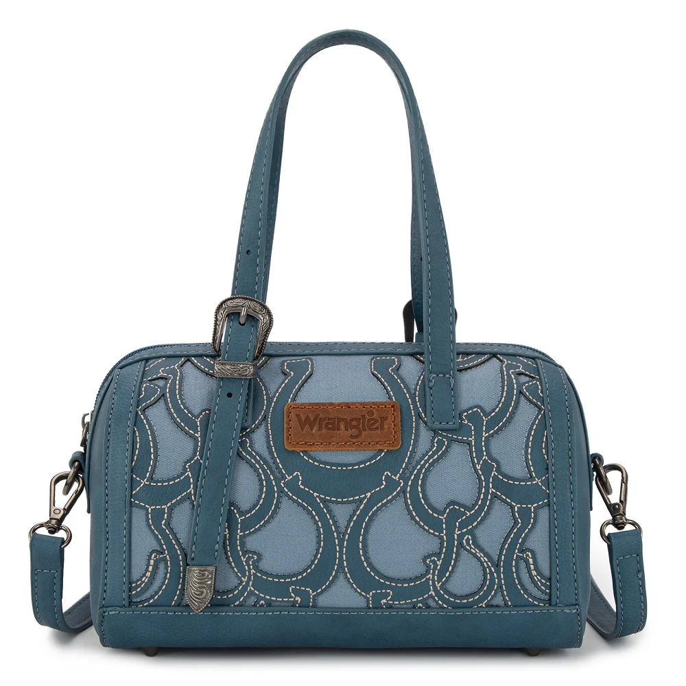 Wrangler Horseshoe Cutout Mini Boston Crossbody Bag- Multiple Colours