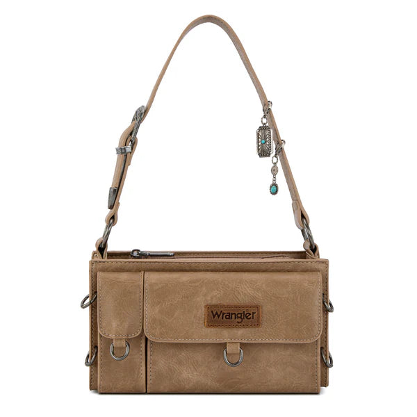 Wrangler Buckle Charm Small Shoulder Bag- Multiple Colours - Irvine Tack & Western Wear